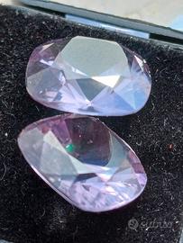 coppia di Alessandrite 18.35 cti Color Change