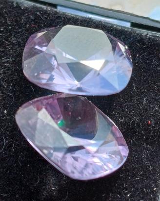 coppia di Alessandrite 18.35 cti Color Change