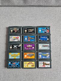 Lotto di giochi per Nintendo Gameboy advance 