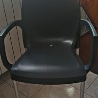 sedie alluminio polipropilene