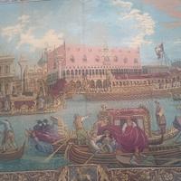 arazzo in lurex sorfilato Burano 