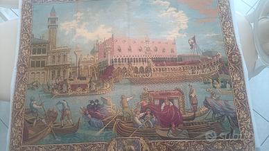 arazzo in lurex sorfilato Burano 