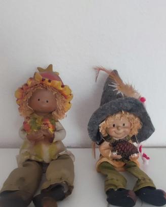 Figurine decorative, angioletti, pupazzetti