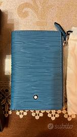 Portafoglio Blue Montblanc con portamonete