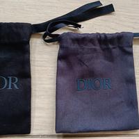due bustine in cotone Dior