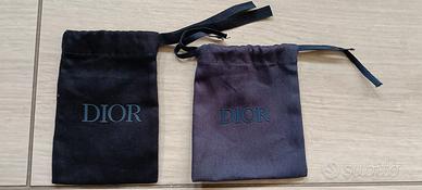 due bustine in cotone Dior