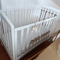 Lettino con sponde bianco