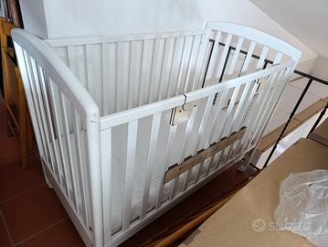 Lettino con sponde bianco