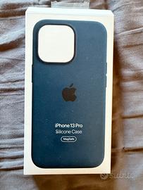 Cover iPhone 13 Pro Apple Silicone Blu MagSafe