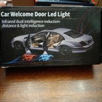 LUCI LED PORTIERE CON LOGO MERCEDES - KIT 2X!