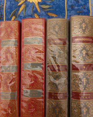 4 volumi Classici UTET Platone e Aristotele