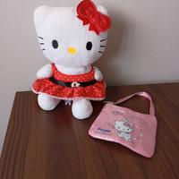 peluche Hello Kitty con portamonete 