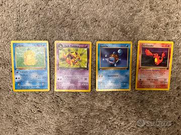 Lotto carte Pokémon prima edizione 95