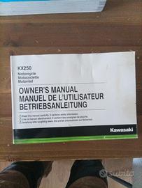 manuale d'uso per Kawasaki KX 250 