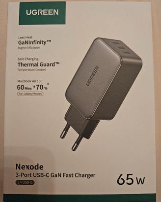 Carica batterie Ugreen usb-c 65w