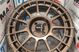 4 Cerchi MAK NTT 17" Matt Bronze - 4x98 - ABARTH/