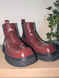 Stivaletti Chelsea bordeaux-Chelsea boots bordeaux