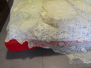 COPRILETTO MATRIMONIALE AD UNCINETTO