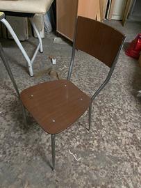 Sedie in formica mareone