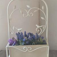 porta fiori shabby