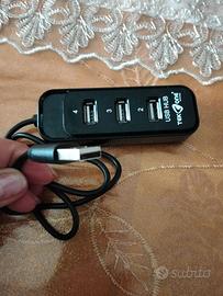 Adattatore prolunga per TV USB con 4 uscite