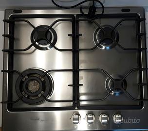 Piano cottura 4 fuochi whirlpool