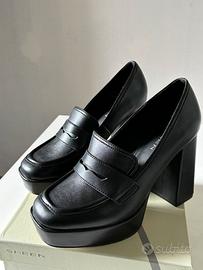 Scarpe con tacco alto e plateau