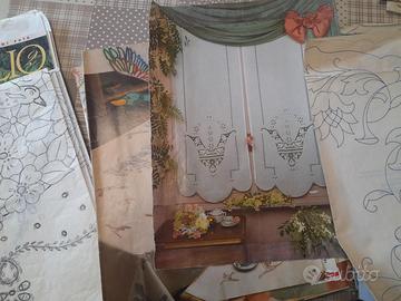 riviste moda ricamo con calchi