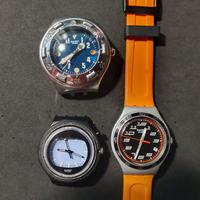 Lotto di 3 Swatch non funzionanti