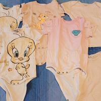 Set 6 pezzi maniche corte bimbo/a 24-30 mesi
