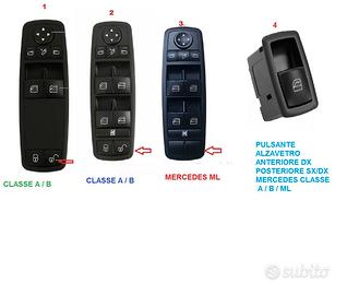 PULSANTIERA ALZAVETRO MERCEDES CLASSE A B ML