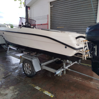 Barca open Ranieri + carrello stradale 1300kg