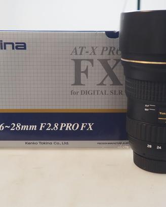 TOKINA AT-X 16-28 MM F 2.8 PRO FX  NIKON