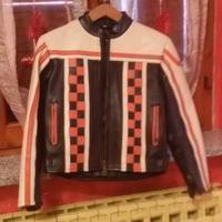 Giubbino in pelle moto