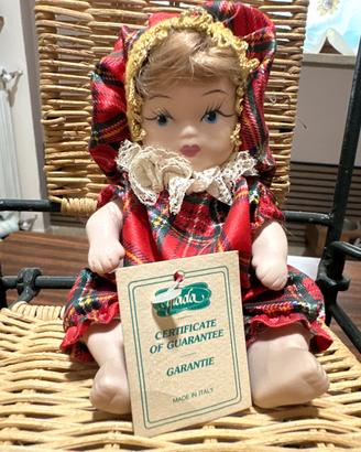 Bambola porcellana vintage -Giada- con certificato