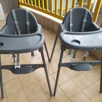 Seggioloni in plastica rigida con pedaliera