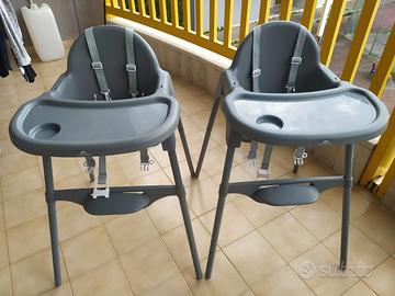 Seggioloni in plastica rigida con pedaliera