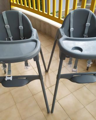 Seggioloni in plastica rigida con pedaliera