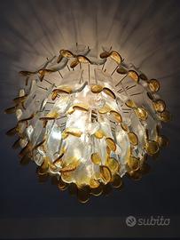 Lampadario murano Barbini