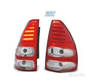 FANALI PER TOYOTA LAND CRUISER FJ120 03-08 LED ROS
