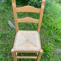 Sedie con impagliatura