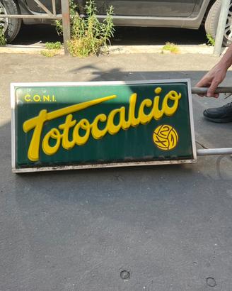 Insegna luminosa Totocalcio