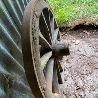 Ruota d'epoca in Legno