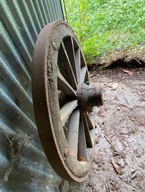Ruota d'epoca in Legno