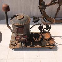 Portapianta portabottiglia vintage