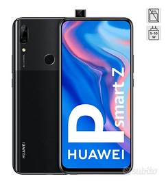 Smartphone Huawei P Smart Z e custodia in pelle