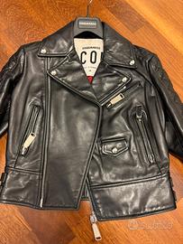 DSQUARED2 giacca di pelle