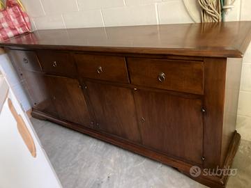 Mobile credenza in noce nazionale