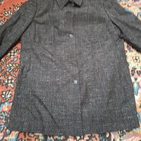 Giacca Donna color nero a quadretti bianchi