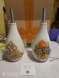 bottiglie da tavolo per olio e aceto 